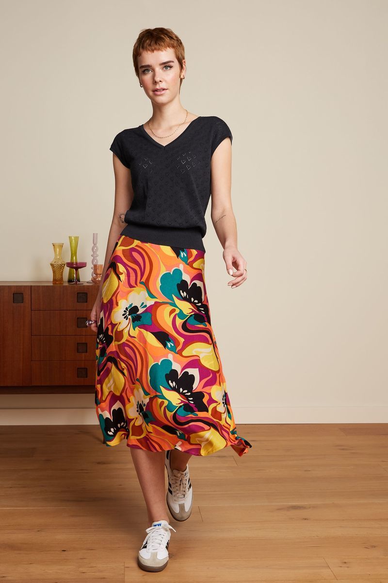 Marlowe Nature Juno Skirt Aurelio Ecovero shell orange