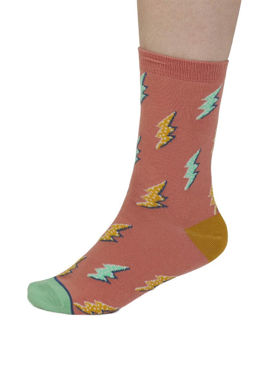 Marlowe Nature Oriane Weather Socken Bio coral orange