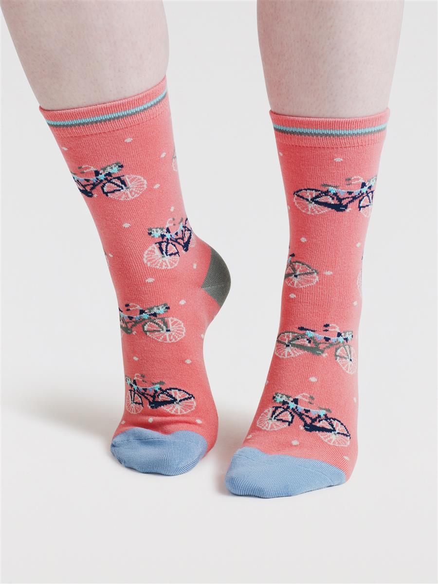 Marlowe Nature Rosette Bike Bamboo Socken indigo blue 37-41