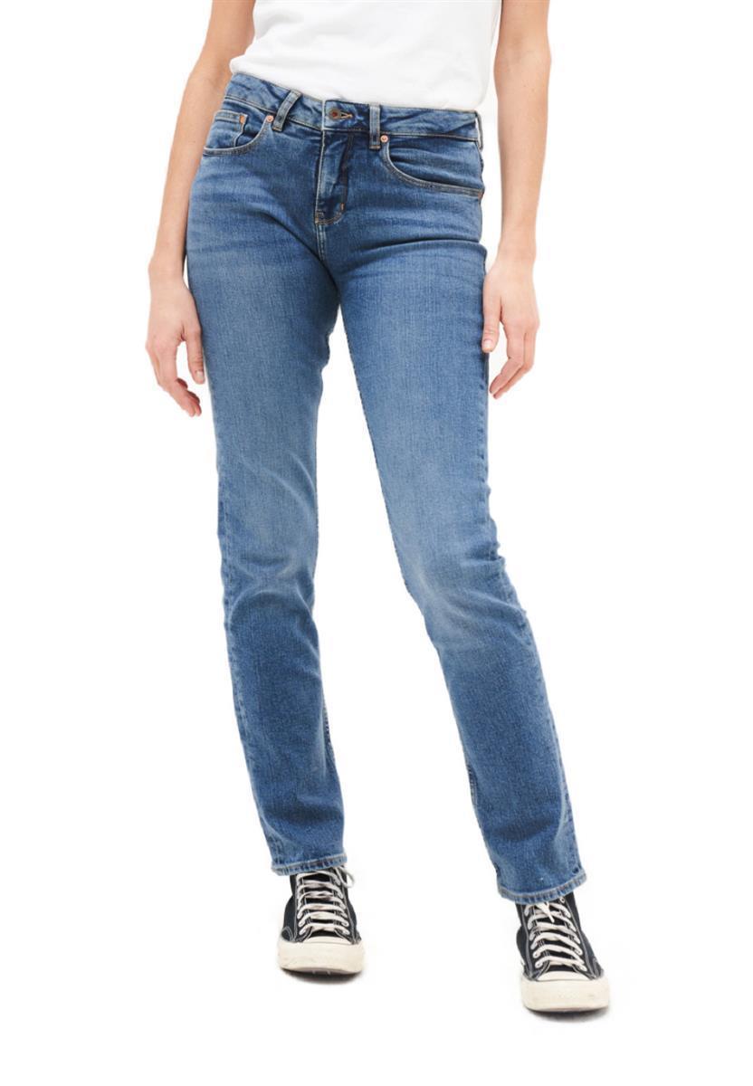 Kuyichi Sara Straight Damenjeans rinse 28/32 Bio-Baumwolle