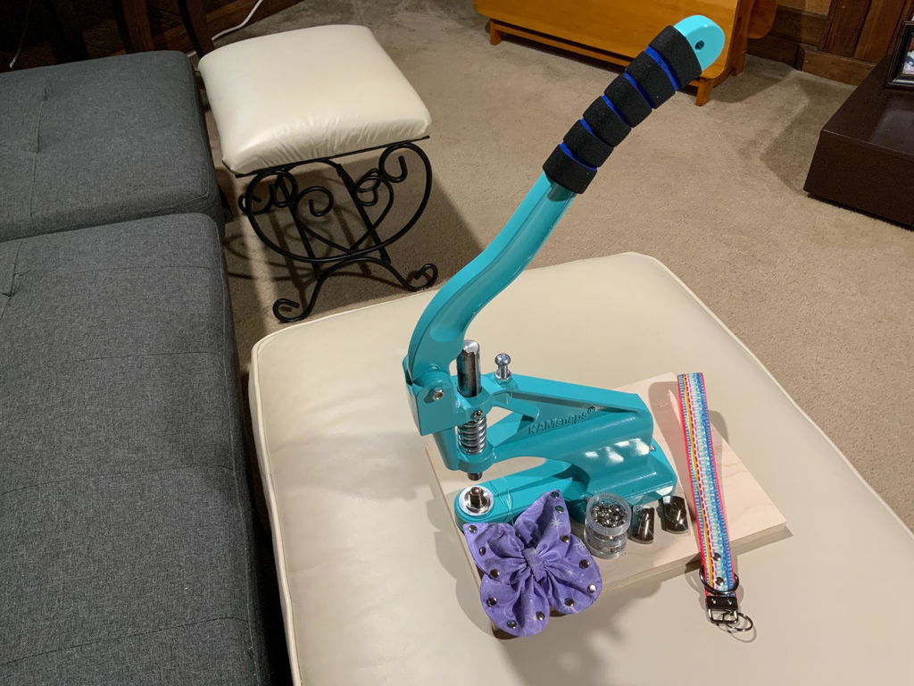 Kam Snaps Tools DK93 Tischpresse Druckknopfpresse Tiffany Blue