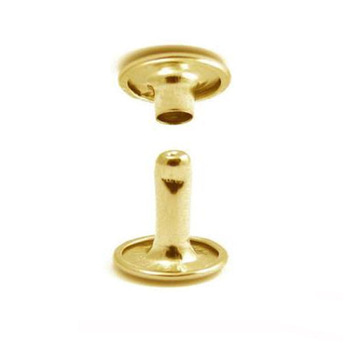 Kam Snaps Rivets Double Cap Nieten 9mm Silber 50 Sets
