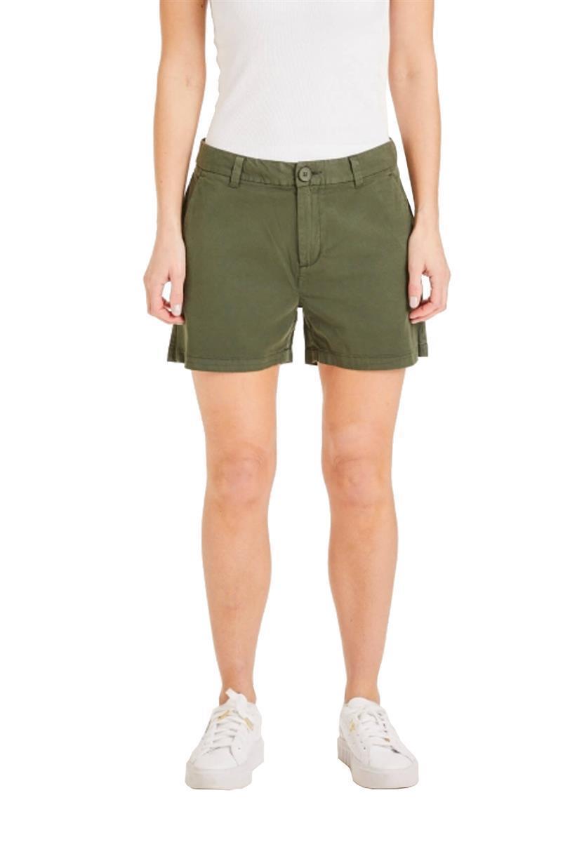 marlowe nature Willow Chino Shorts burned olive Bio-Baumwolle