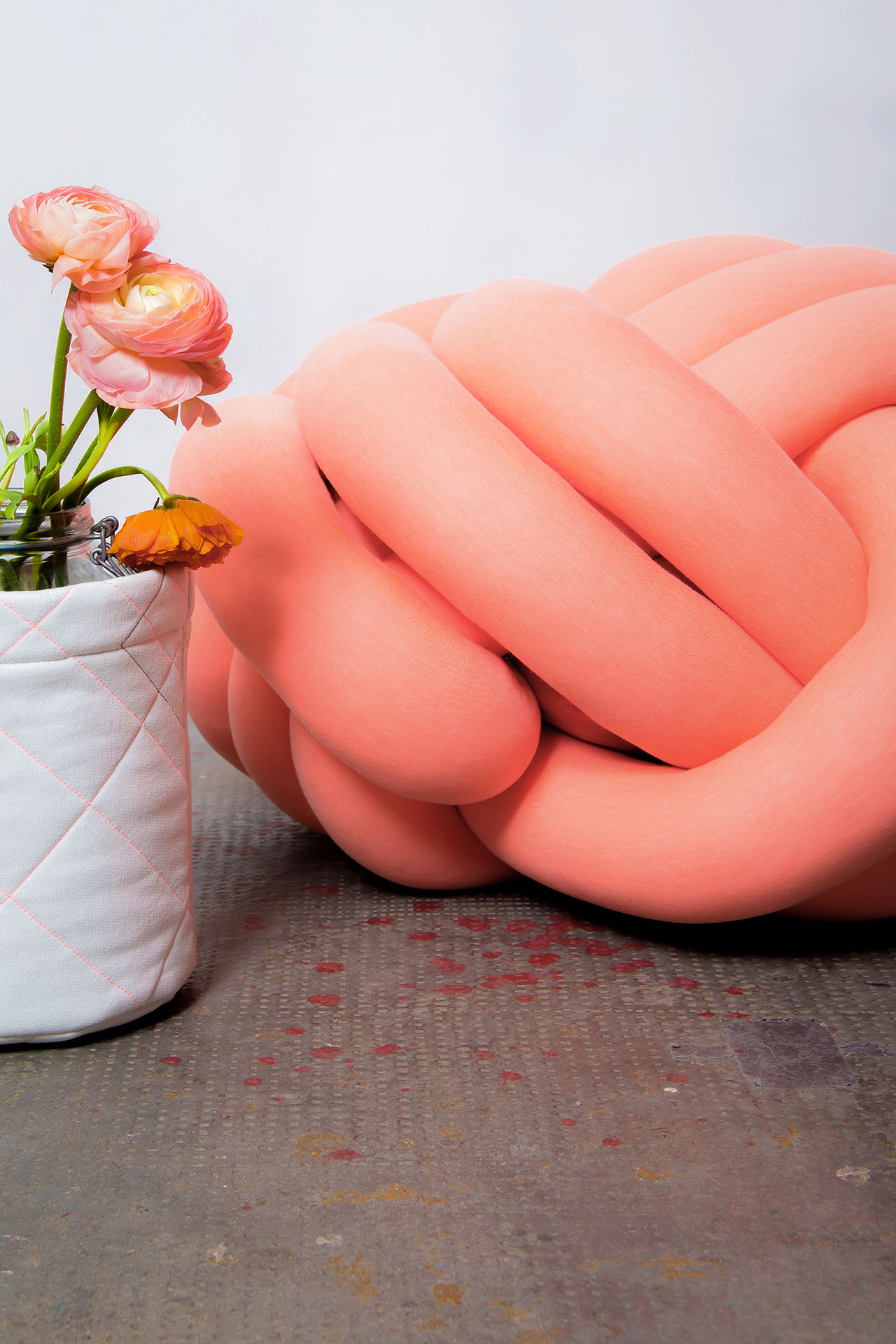 Yes, Honey Wohnen #knotyourbrain Pouf Schnittmuster gratis