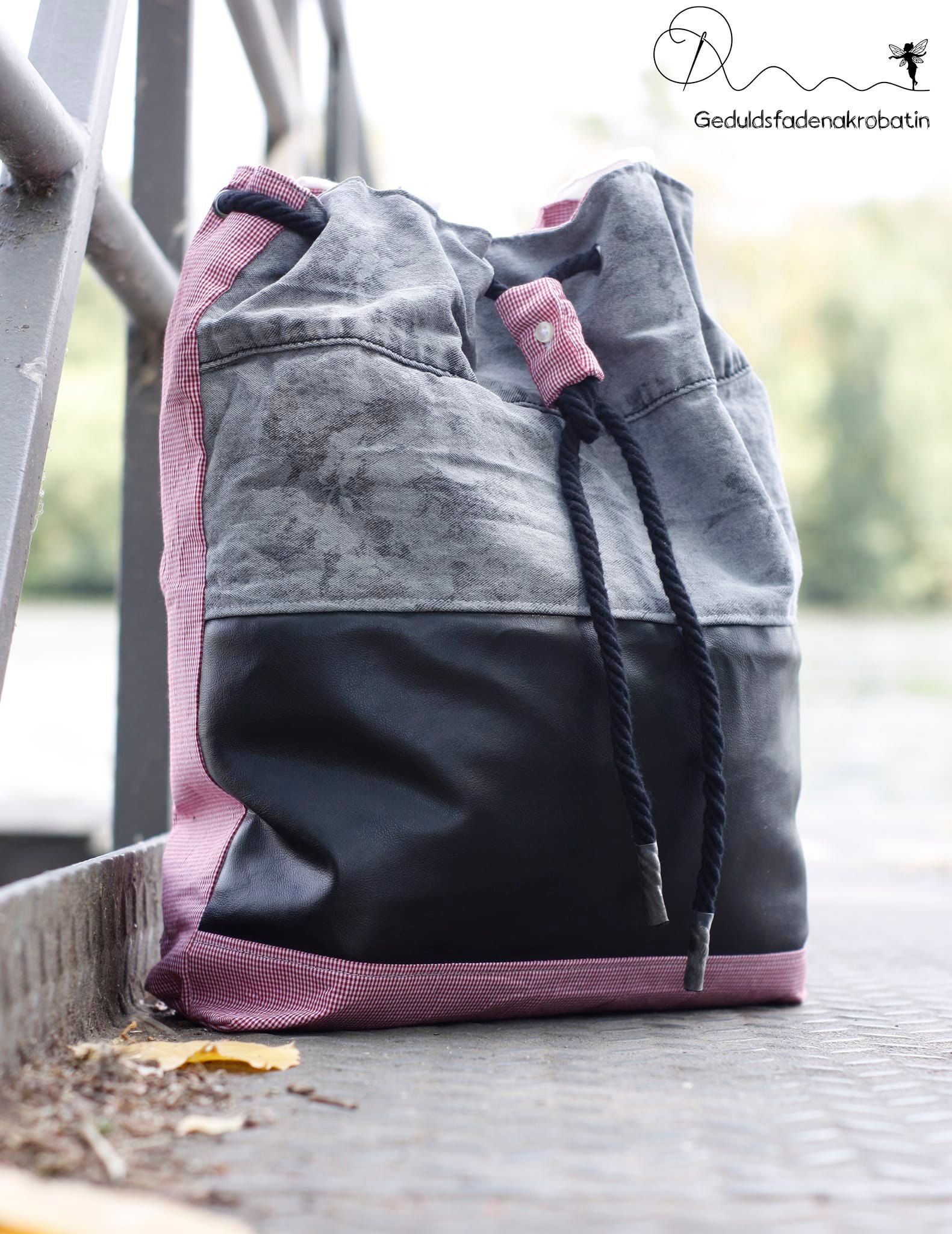 Schnittrebell Melva 40x35x10 Papierschnitt Bucket Bag Tasche