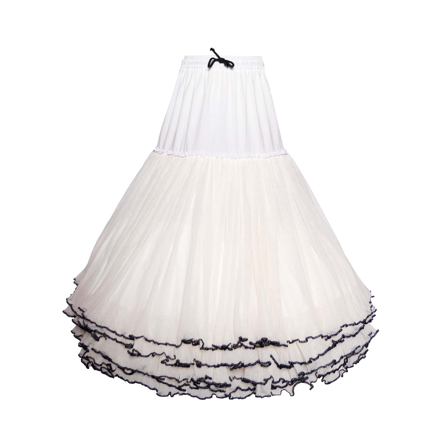 Infantium Victoria Cotton Tulle Underskirt Tüllrock Weiß Baumwolle