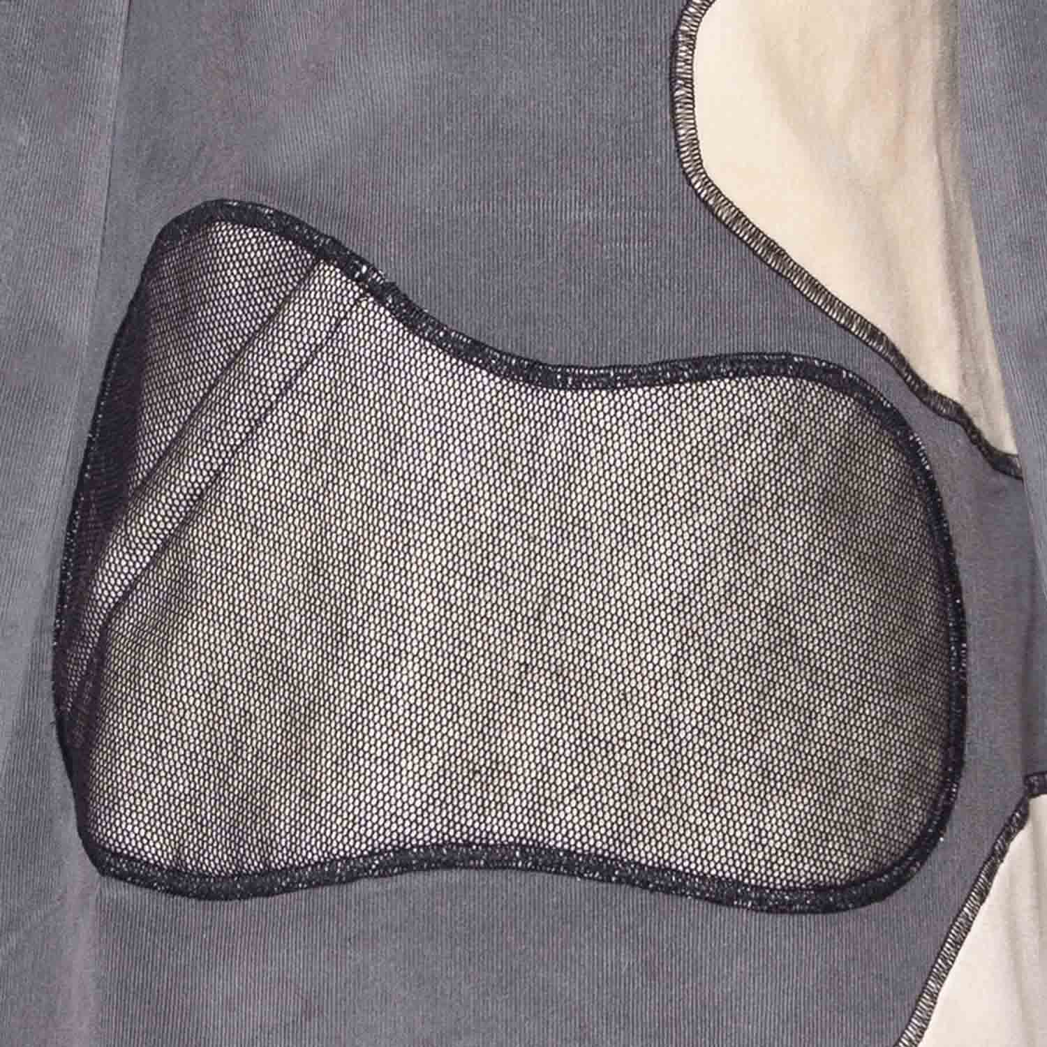 Infantium Victoria Kleid Samtkleid Grau A-Linie Gr. 128
