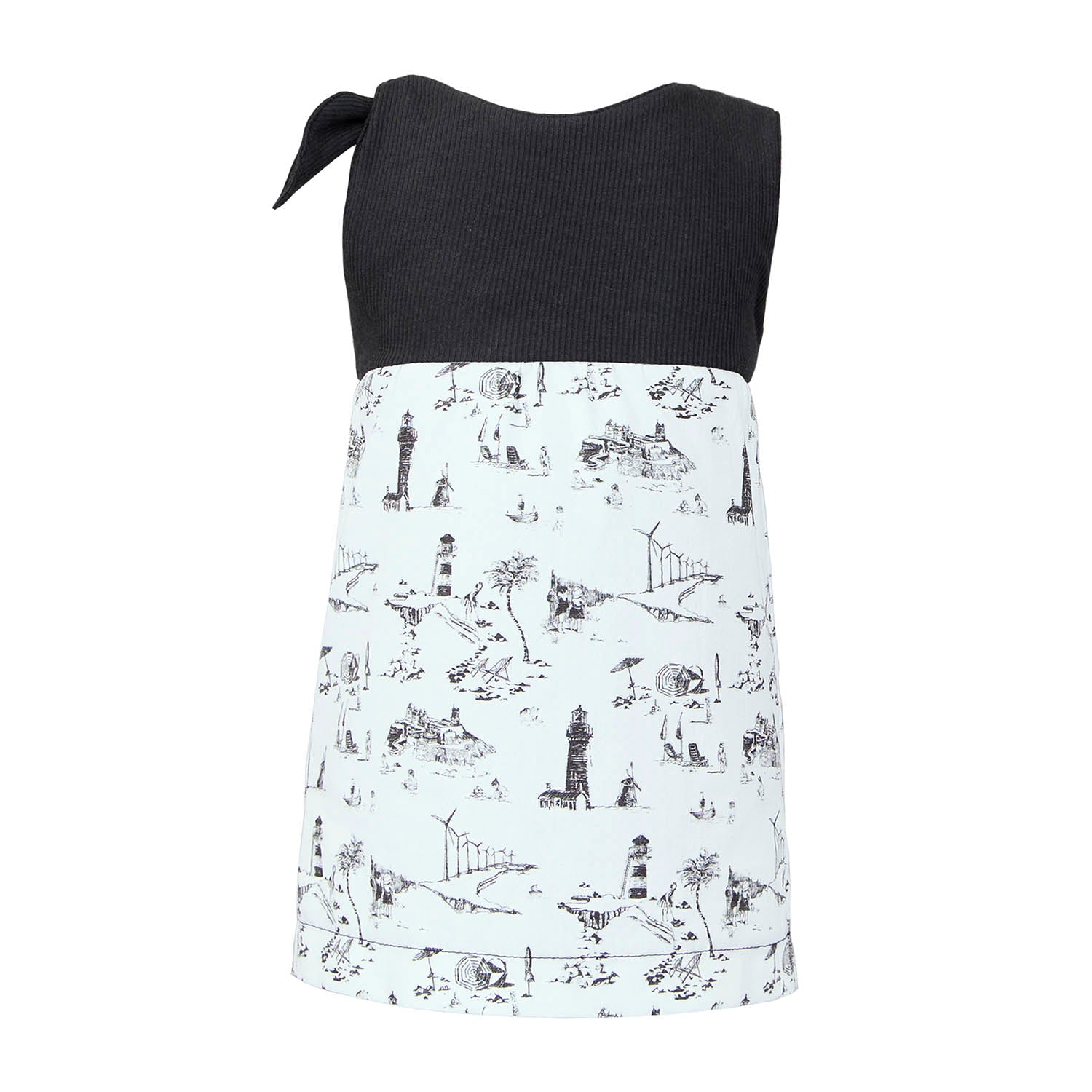 Infantium Victoria Babykleid Vintage Print beige Baumwolle
