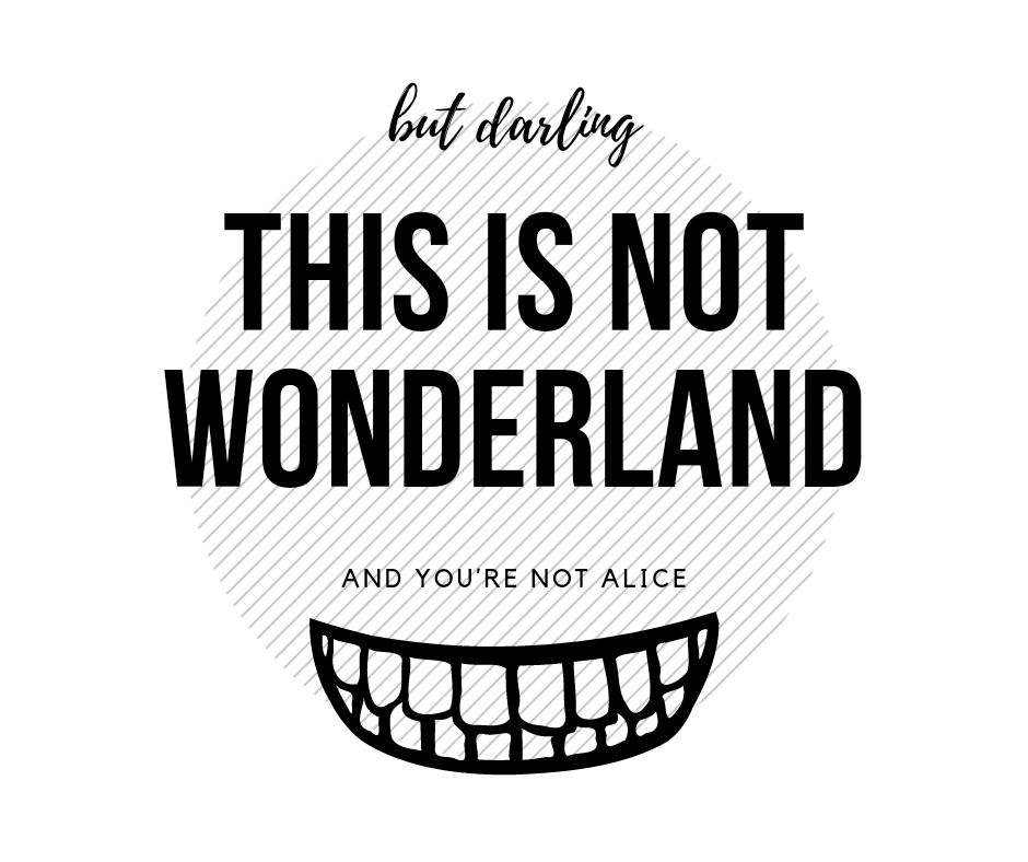 Schnittrebell Wonderland Plotterdatei But darling SVG Download