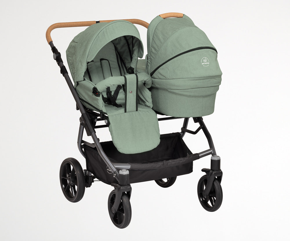 Naturkind Lars Geschwisterwagen Zwilling Kinderwagen