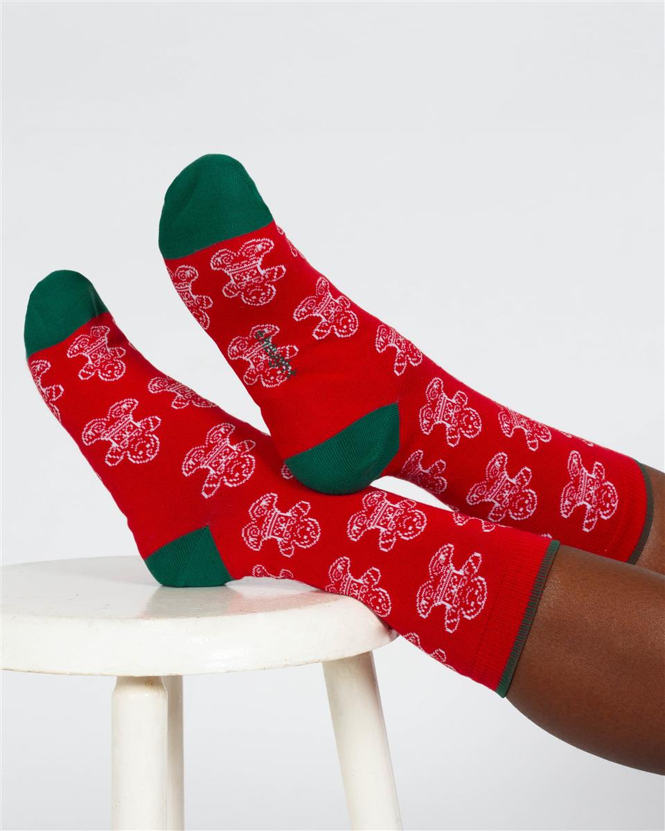 marlowe nature Gingerbread Socks Socken grün rot 37-41
