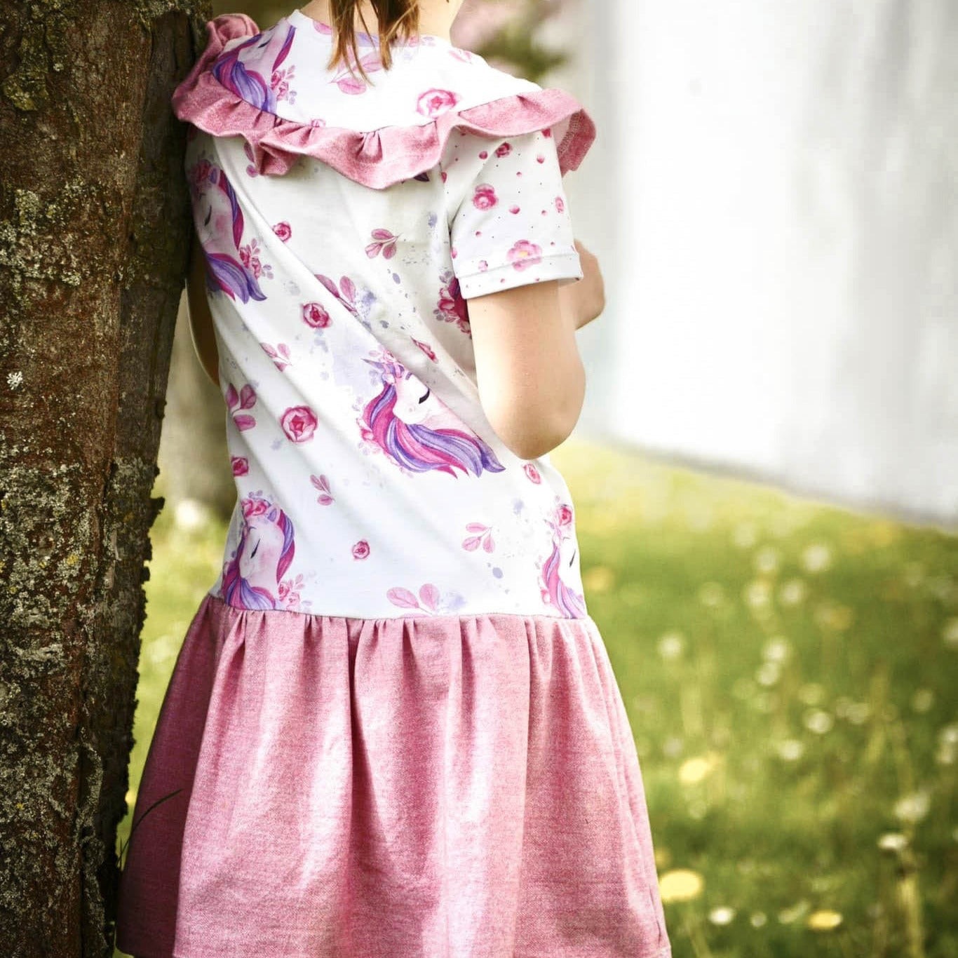 Moeve Design Valeria Schnittmuster Rüschenkleid Gr. 74-158
