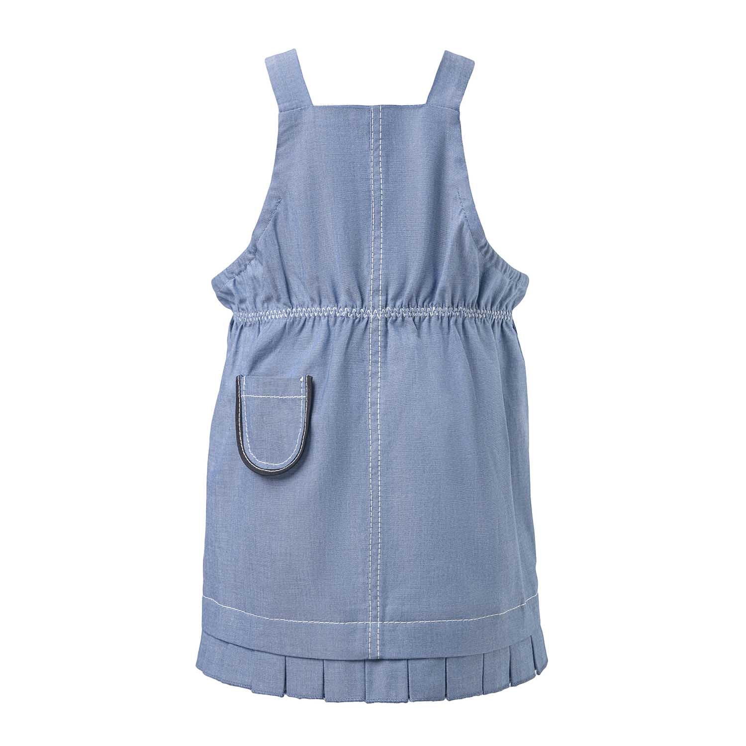 Infantium Victoria Baby Girls Denim Dress Jeanskleid Blau Baumwolle