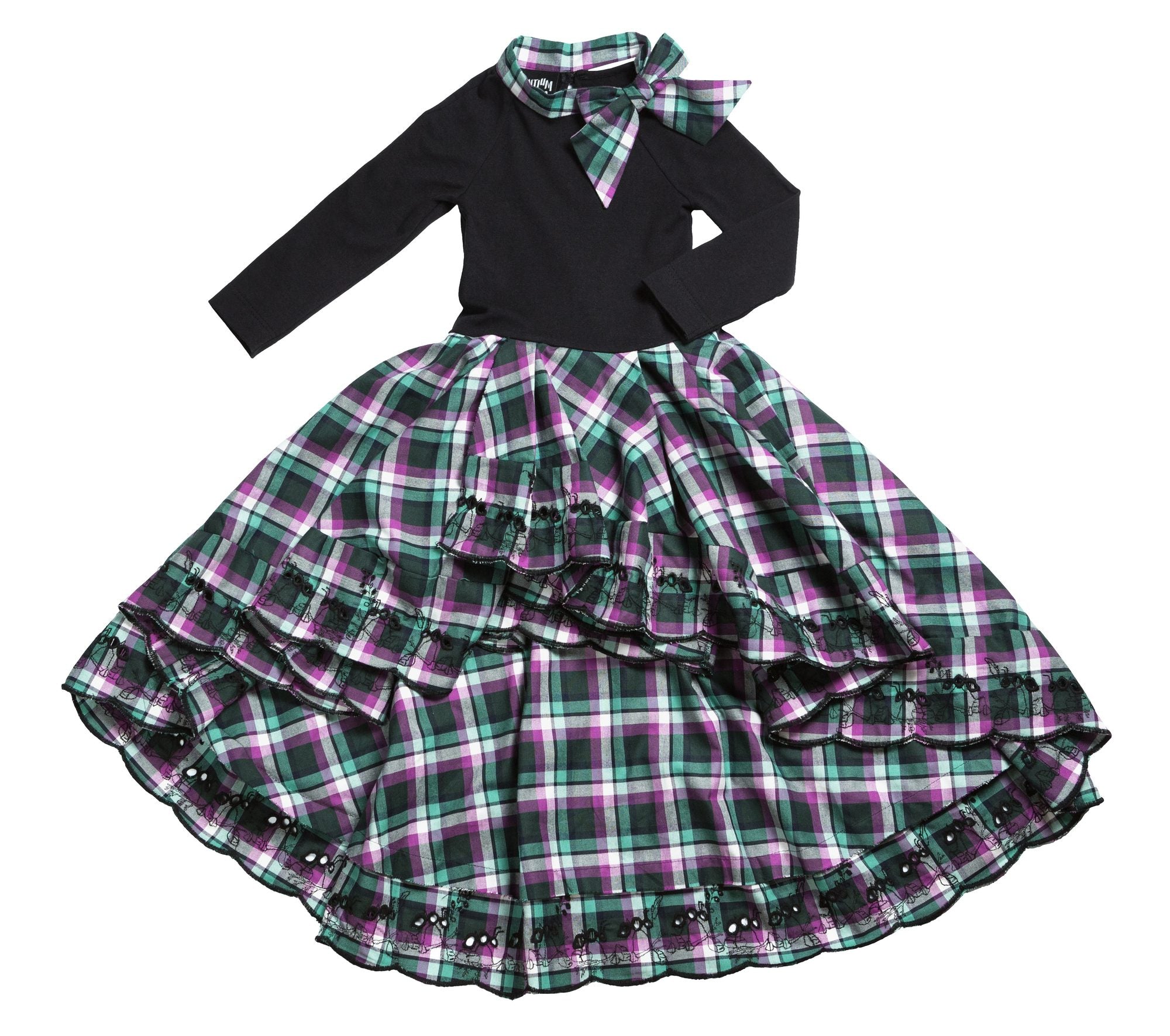 Infantium Victoria Tartan Trail Kleid Karo Bio-Baumwolle