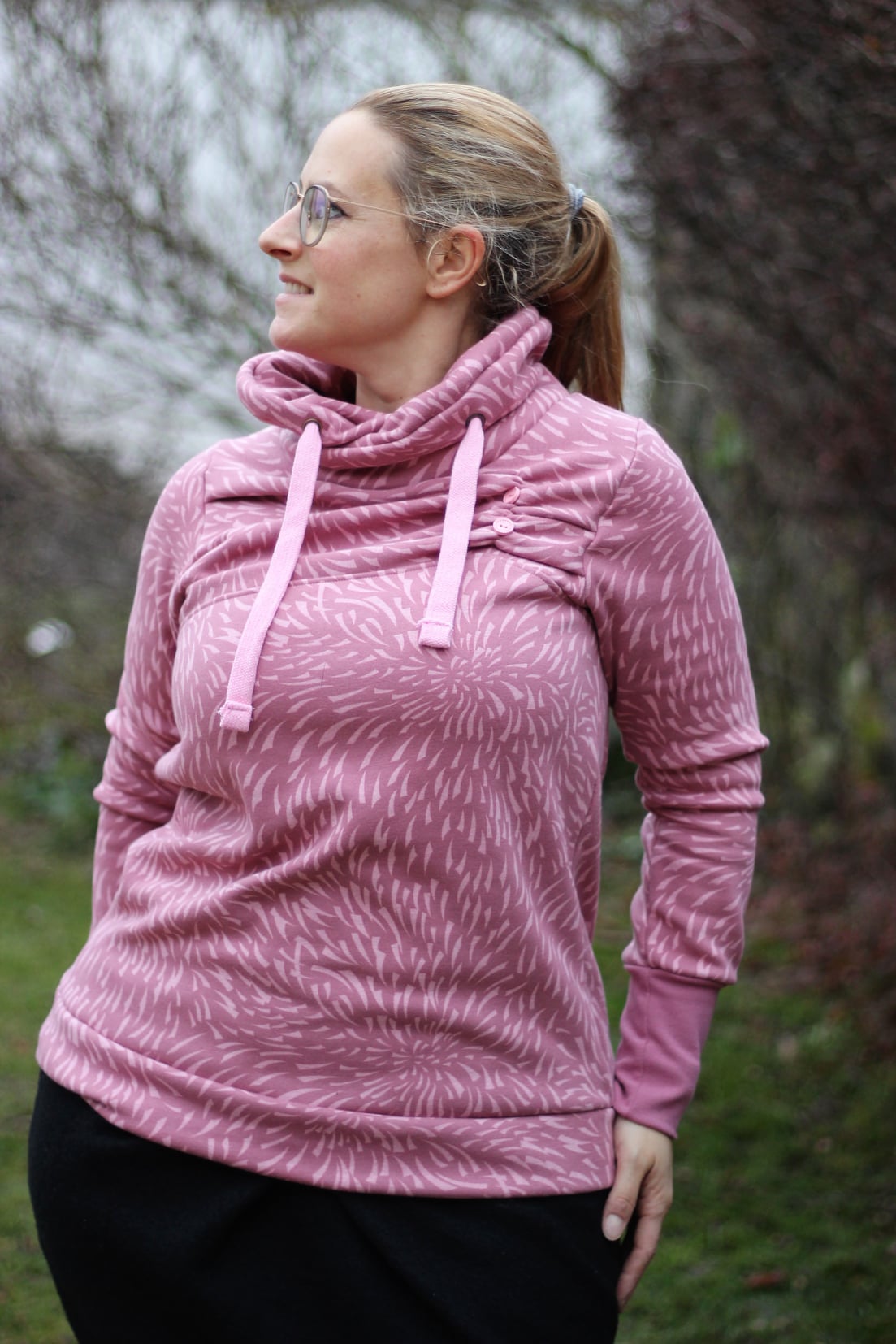 Schnittrebell Elise Gr. 34-54 Papierschnitt Hoodie Crop Damen
