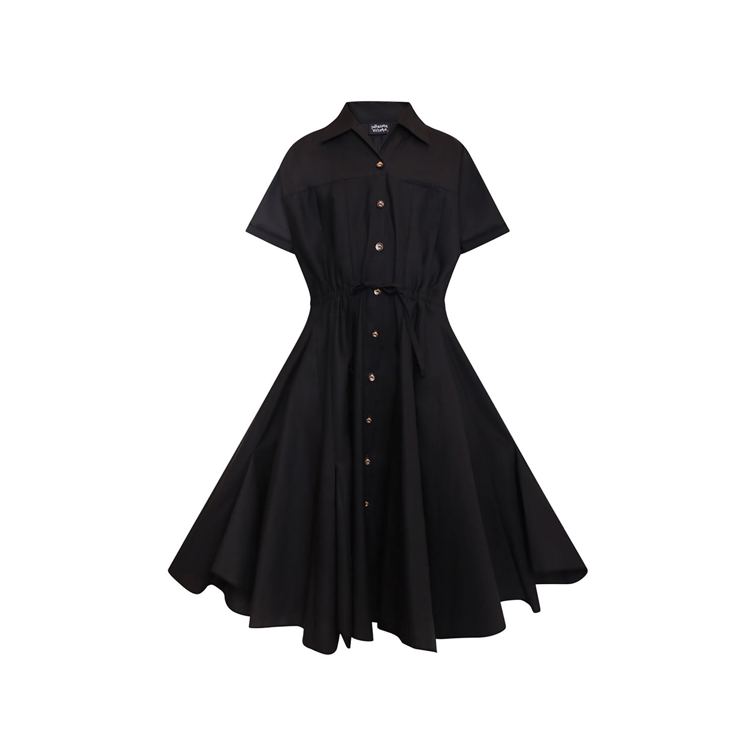 Infantium Victoria Zero Waste Black Shirt Dress Kleid Bio