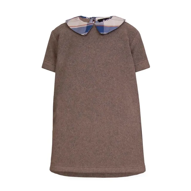 Infantium Victoria Beige Cotton Fleece Babykleid Baumwolle Gr.68-92