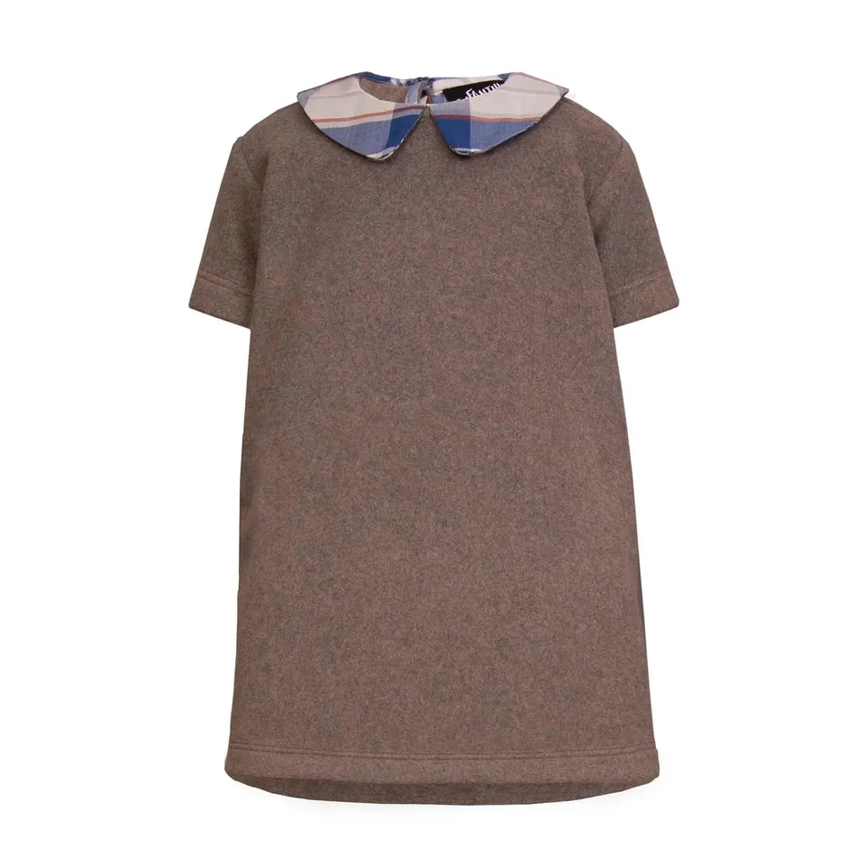 Infantium Victoria Beige Cotton Fleece Babykleid Baumwolle Gr.68-92