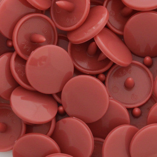 Kam Snaps Plastic Snaps B15 Druckknöpfe Altrosa 50 Sets