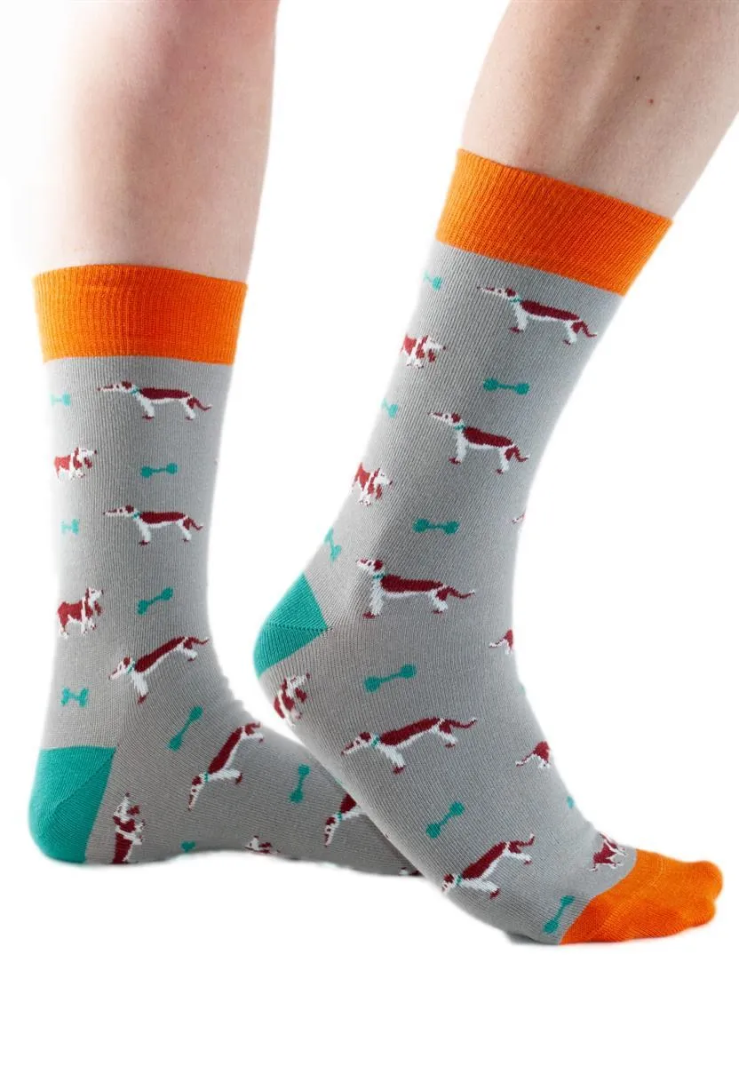 marlowe nature Dogs Socken Bambus-Baumwolle grey 36-41