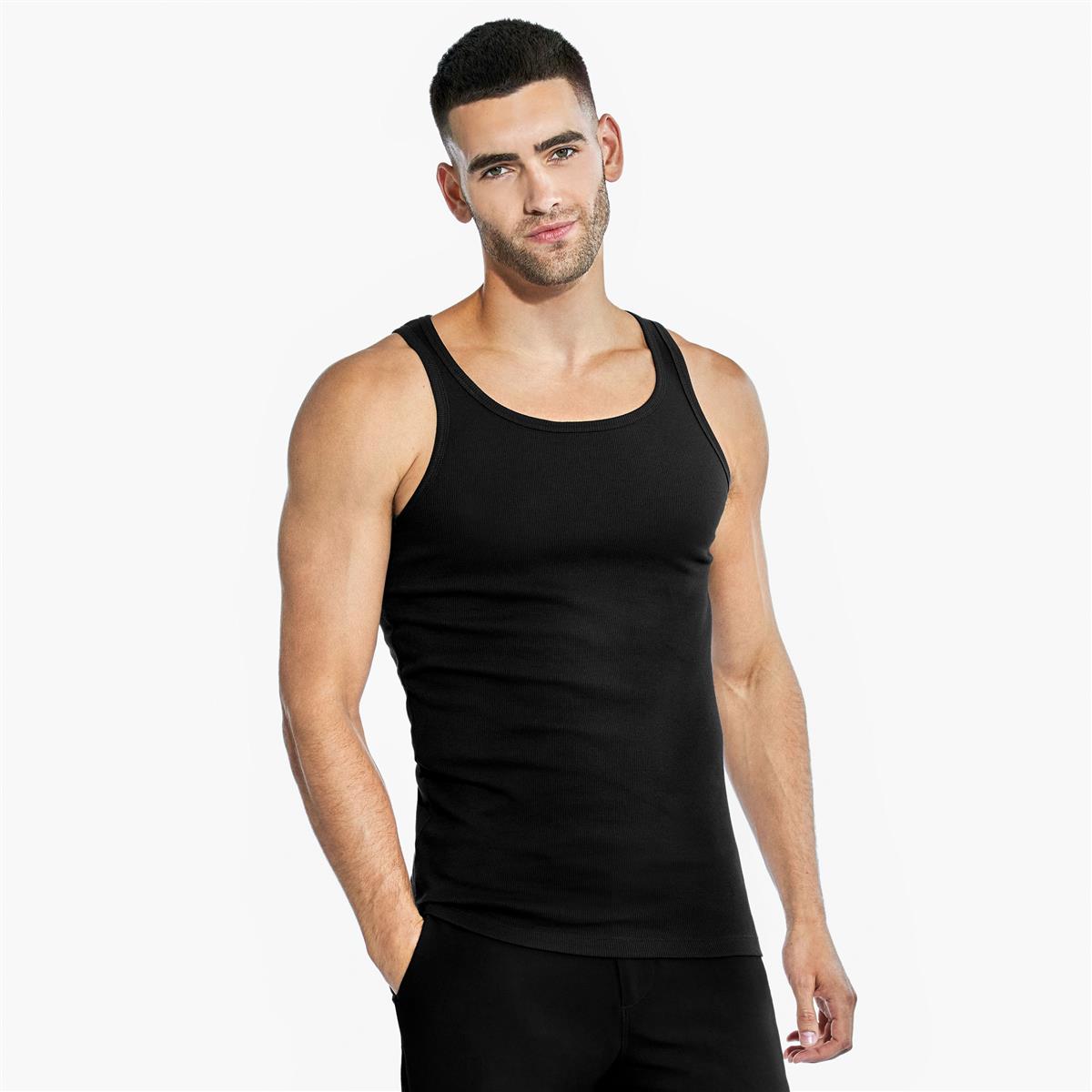 Bread & Boxers 2-Pack Tank Ribbed Unterhemd Bio-Baumwolle