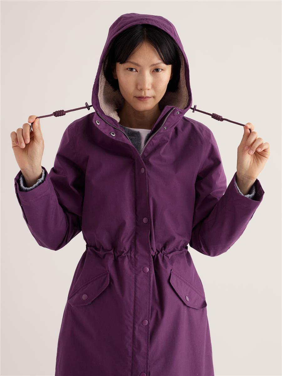 marlowe nature Plant Hunter 2 Parka midnight Bio-Baumwolle