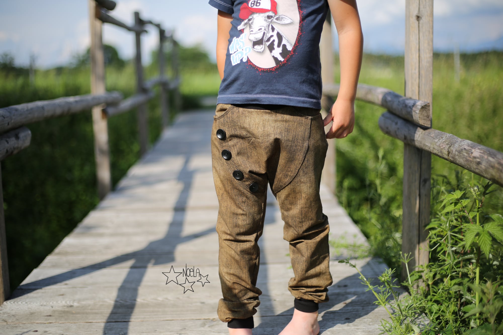 Schnittrebell Brooklyn Kids Baggyhose Papierschnitt 110-146