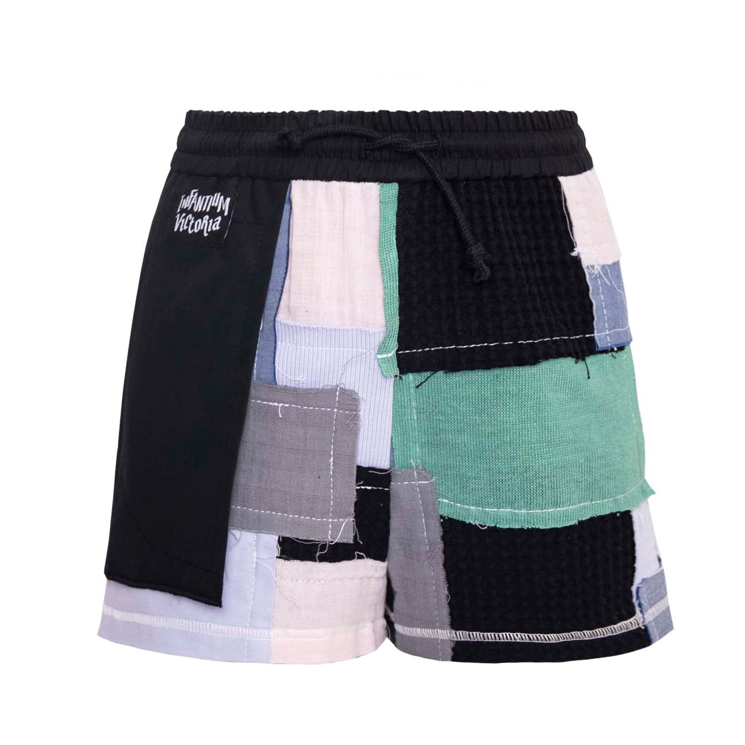 Infantium Victoria Zero Waste Patchwork Shorts Bio-Hanf