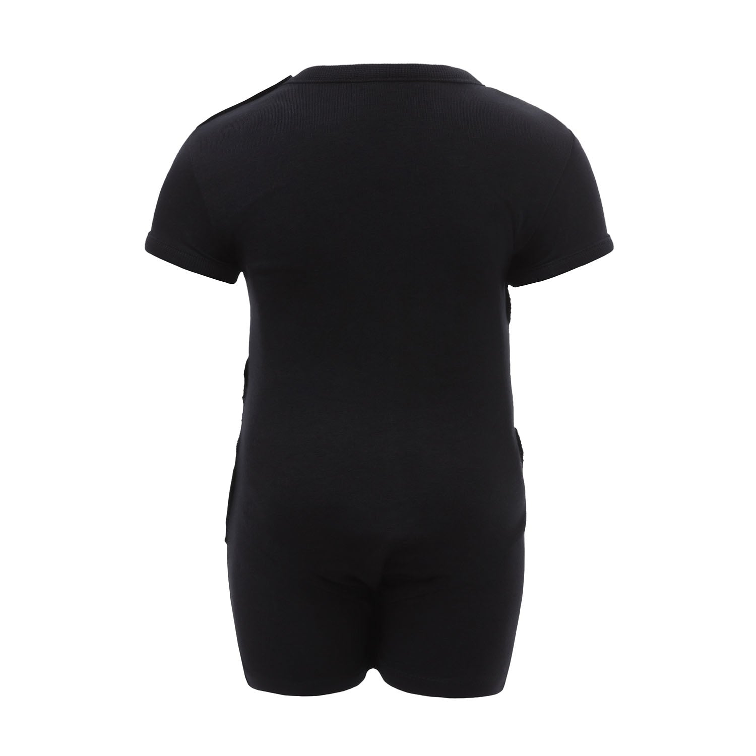 Infantium Victoria Baby Body Schwarz Kurzarm Baumwolle Gr.68-92