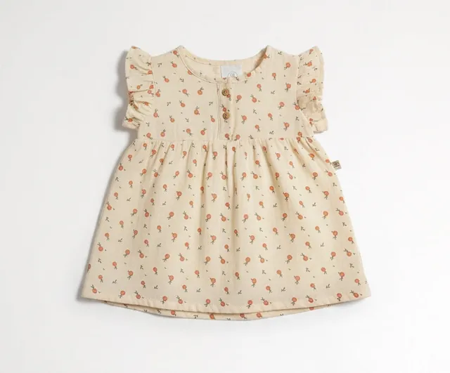 Naturkind Musselin Tunika Baby Tunika Navy 62/68 GOTS