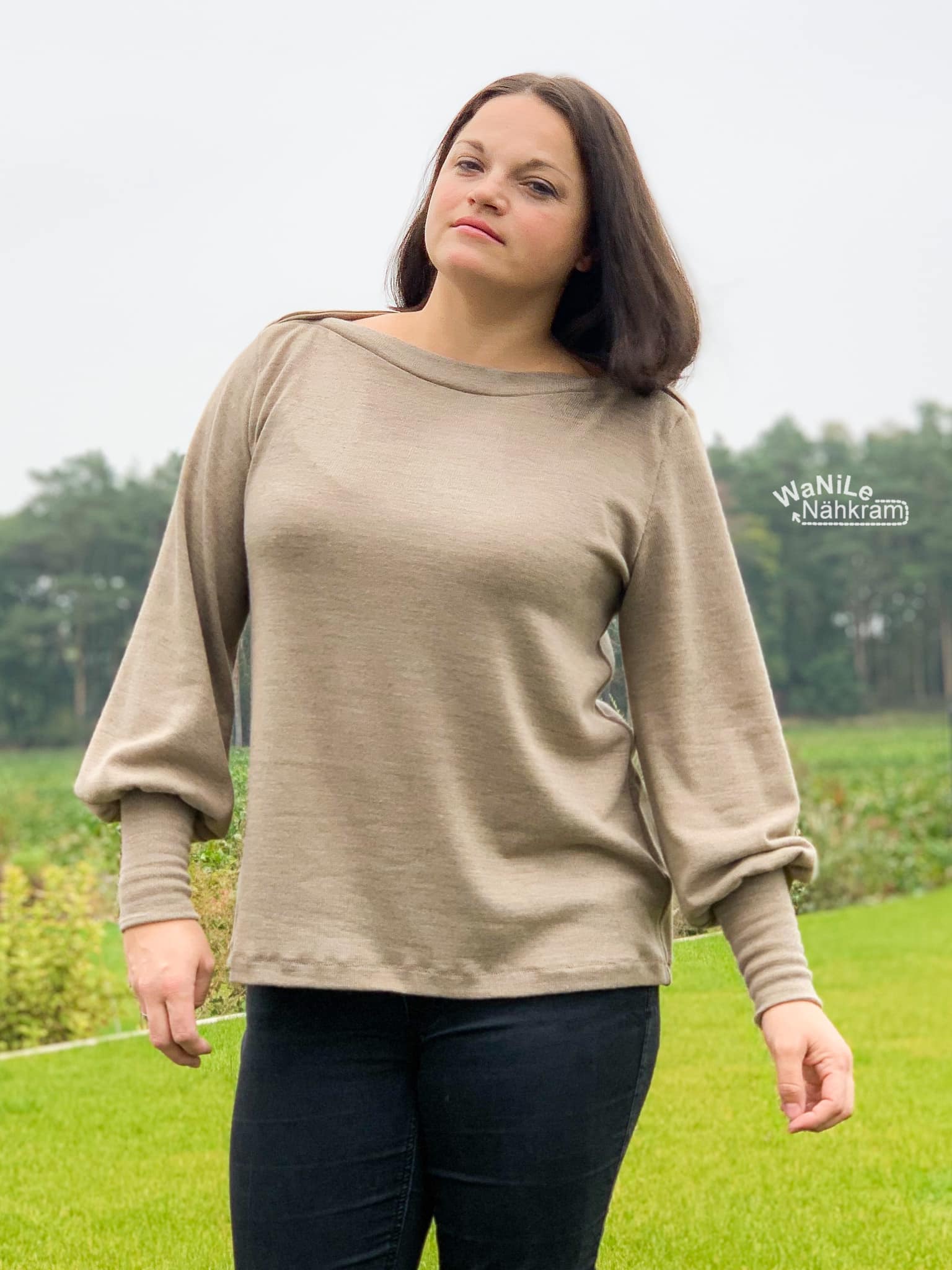 Schnittrebell Libby Pullover Ebook Gr.32-50 Ballonarmel