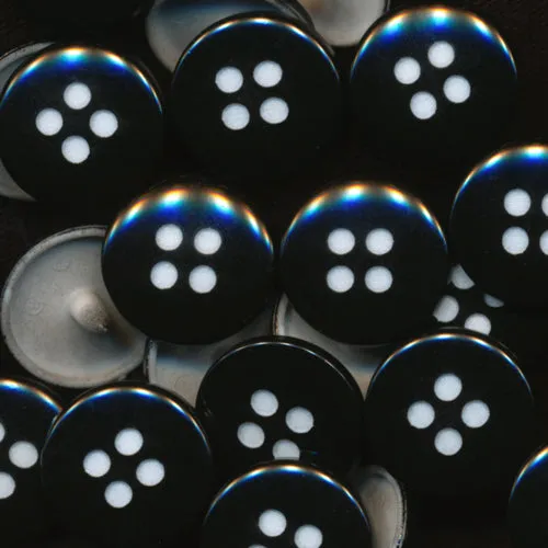 Kam Snaps Plastic Snaps Button Druckknöpfe Schwarz 25 Sets