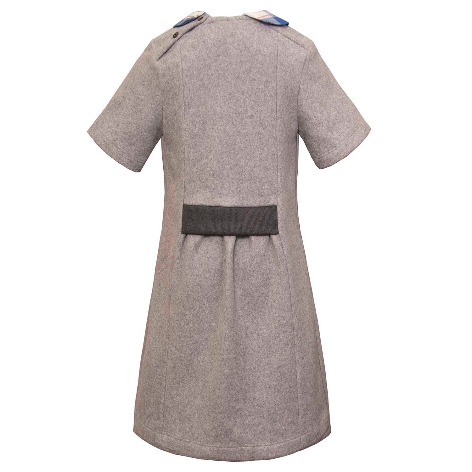 Infantium Victoria A-Line Kleid grau Baumwolle 128