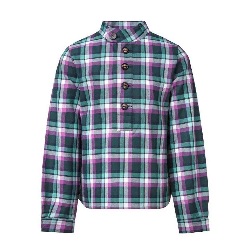 Infantium Victoria Fancy Tartan Kinder Hemd Karo Gr. 104 Baumwolle