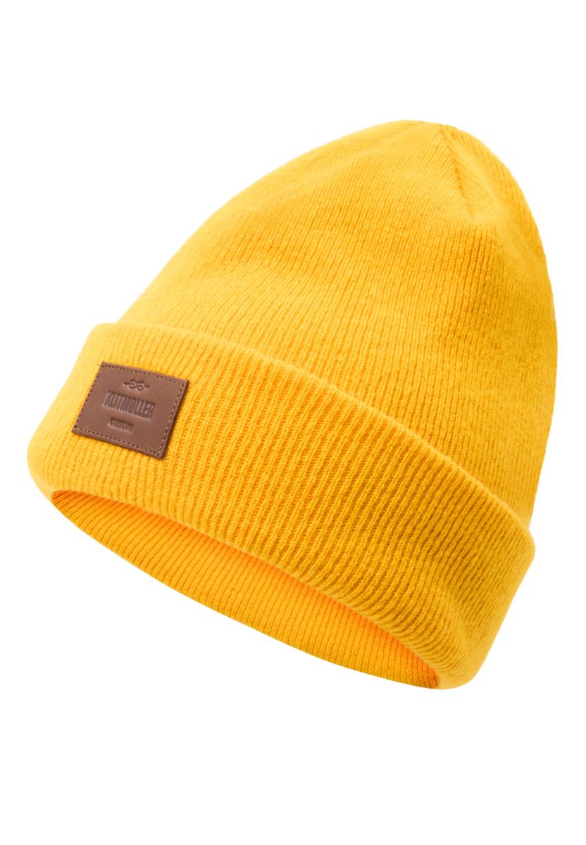 marlowe nature Rib Beanie Mütze black Merino