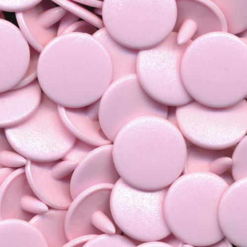 Kam Snaps B18 Druckknöpfe Pastellrosa matt 50 Sets