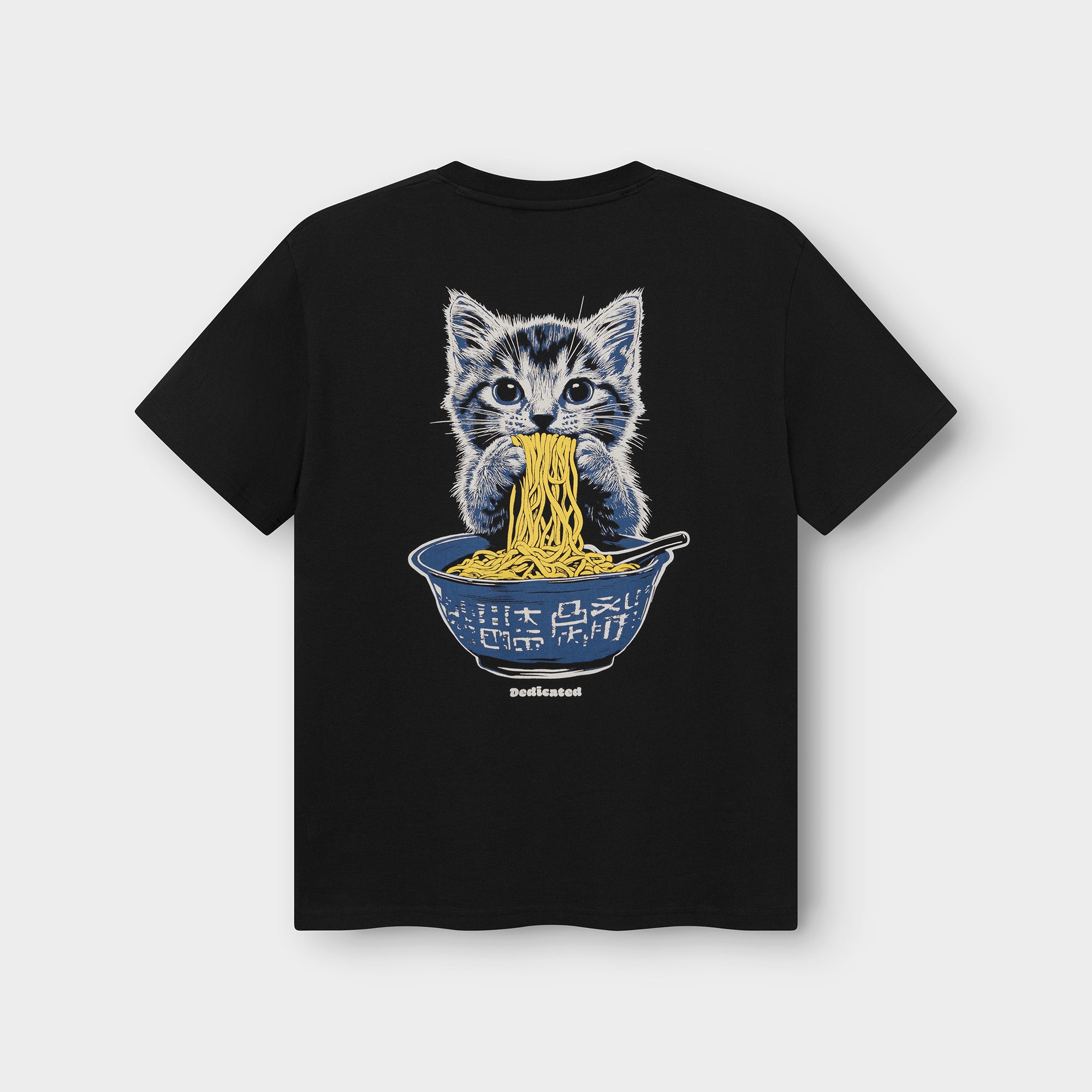 marlowe nature Shirts Stockholm Cat And Noodles T-Shirt schwarz