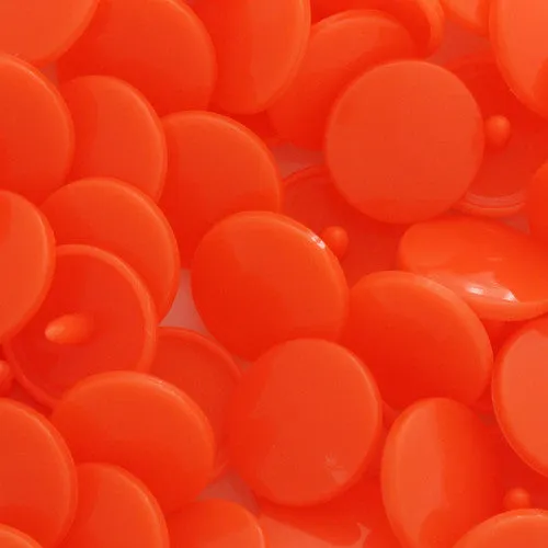 Kam Snaps Plastic Snaps B52 Druckknöpfe orange 1000 Sets