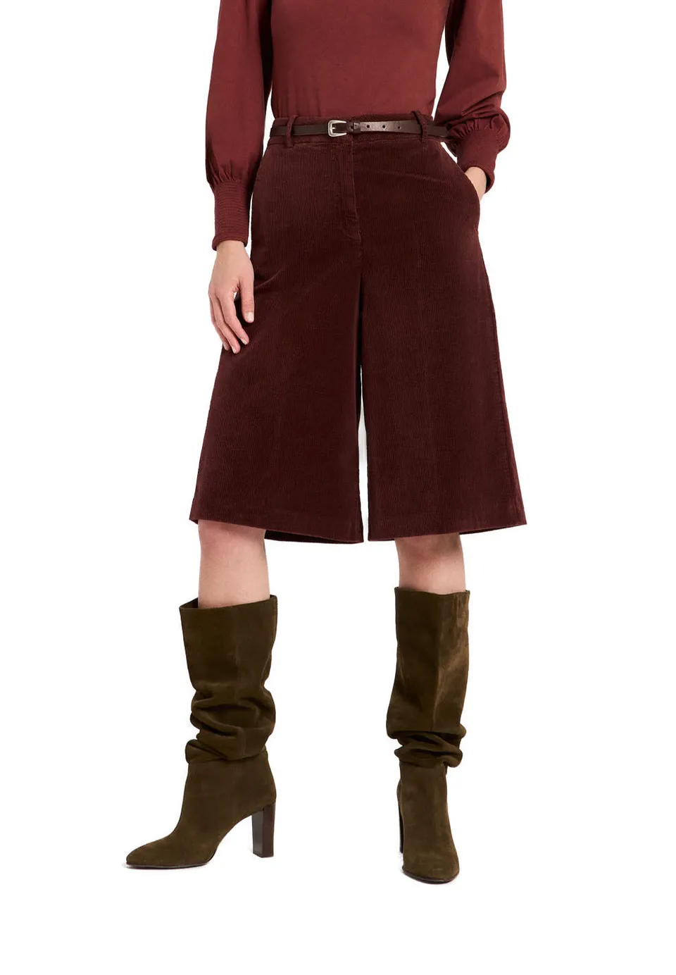 marlowe nature Kord Bermuda Shorts bitter chocolate Bio