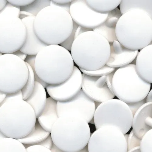 KAM Plastic Snaps B03 Druckknöpfe Gr.20 weiß 1000 Kappen