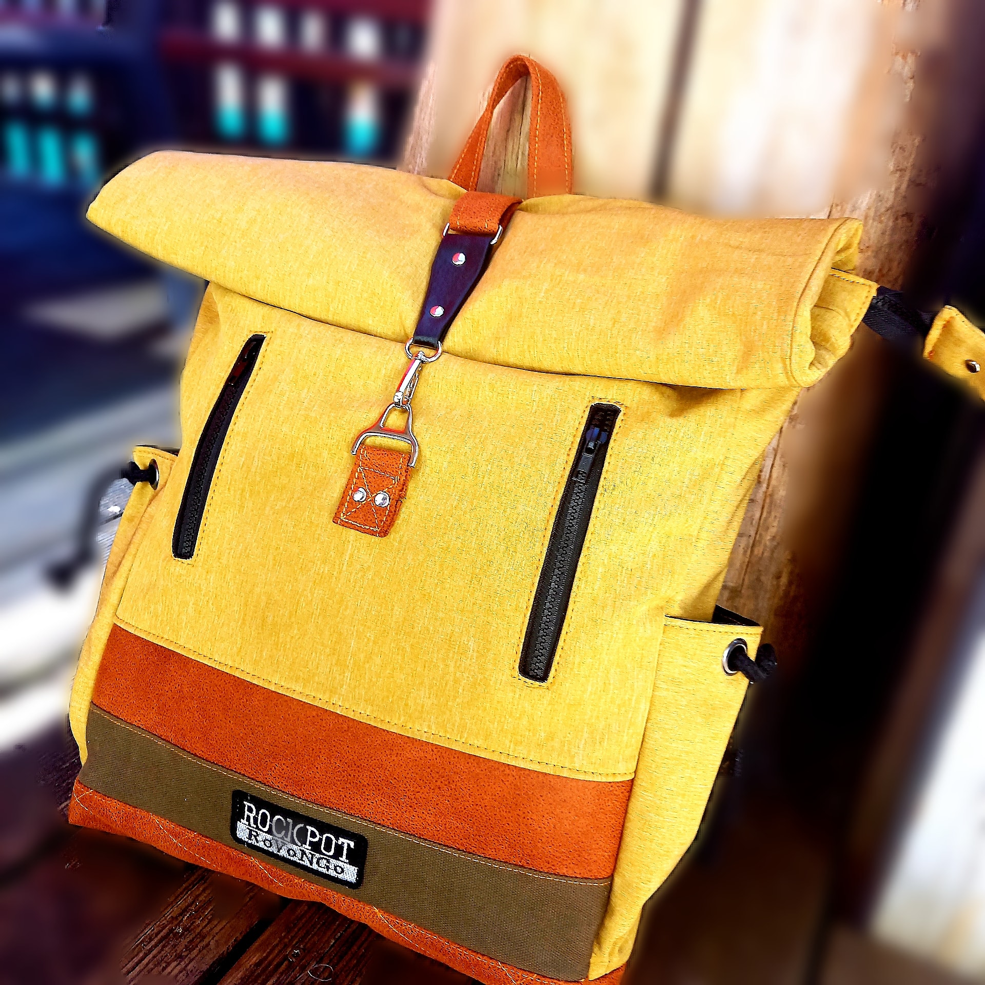Schnittrebell Baxxter Rolltop-Rucksack Schnittmuster PDF 45x35 cm