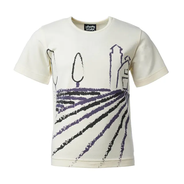 Infantium Victoria Toscana T-Shirt Kurzarm off-white Baumwolle
