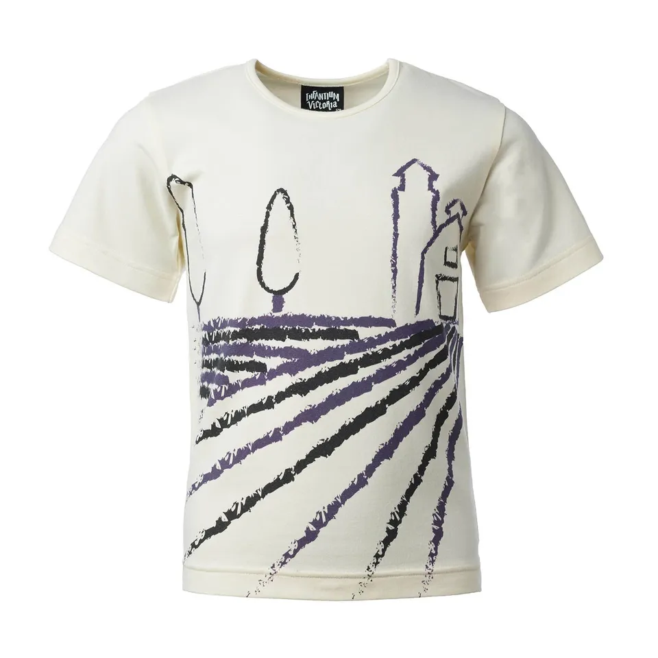 Infantium Victoria Toscana T-Shirt Kurzarm off-white Baumwolle