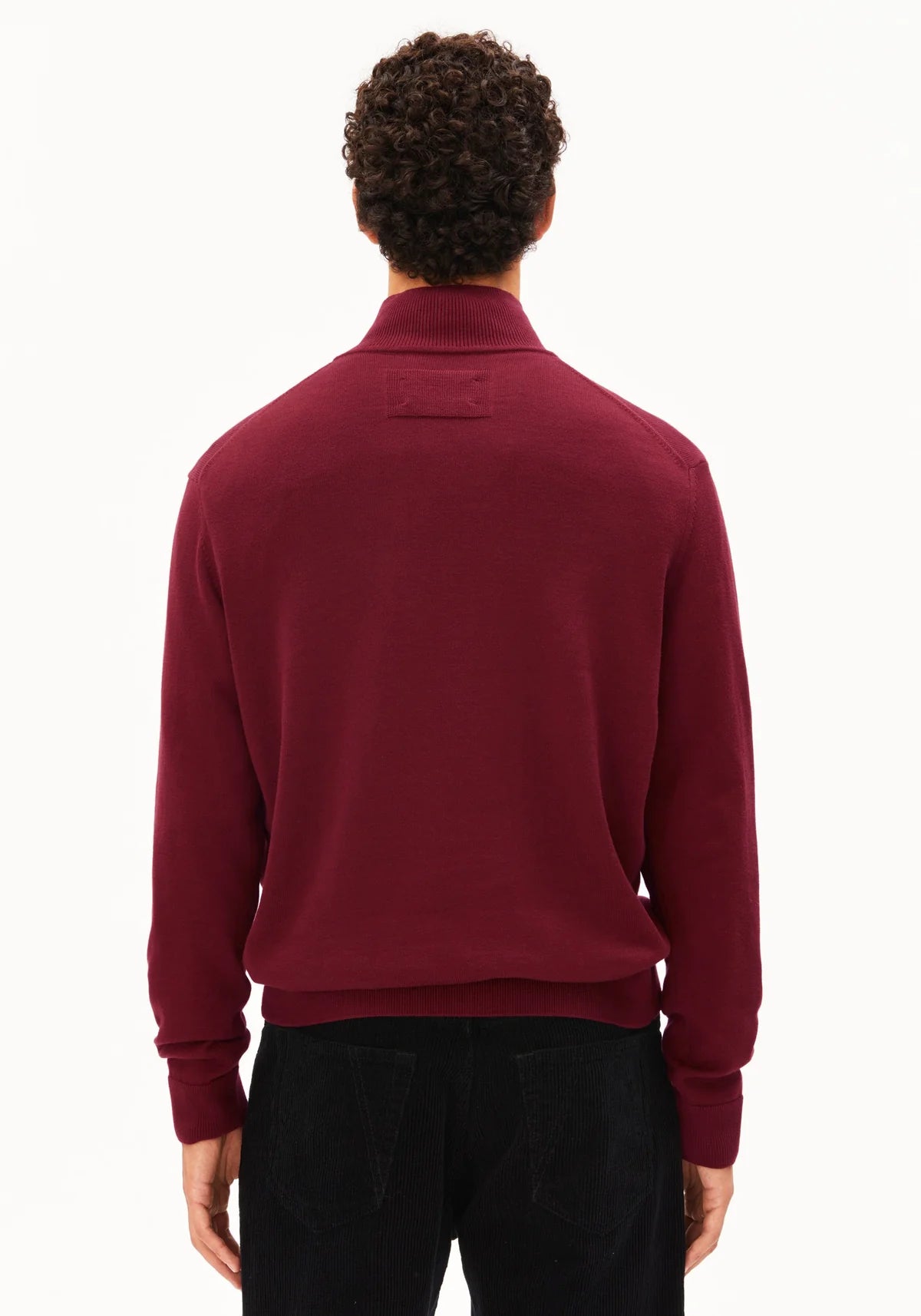 marlowe nature Faabes Half Zip Pullover velvet red M