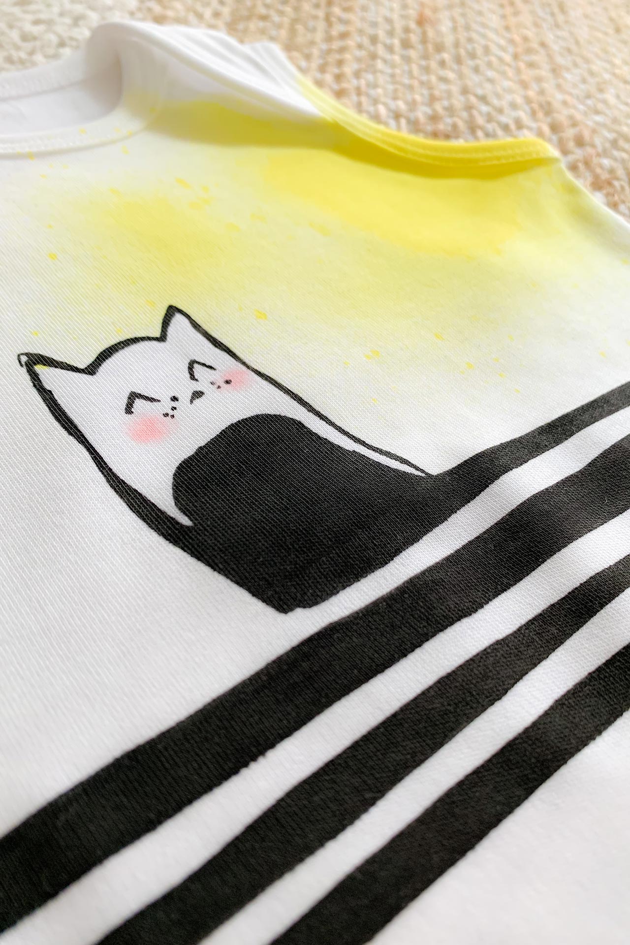 Yes, Honey #purrfectstripes Plotterdatei Katze Bügelbild