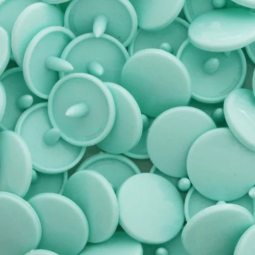 Kam Snaps B19 Druckknöpfe Pastel Green Glanz 50 Sets