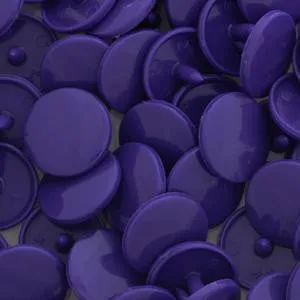 Kam Snaps B35 Purple Druckknöpfe Gr.20 extra lang 50 Sets