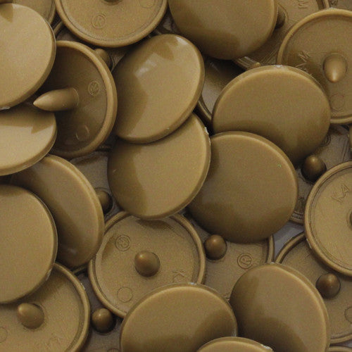 Kam Plastic Snaps Gr.20 Druckknöpfe Gold 1000 Sets