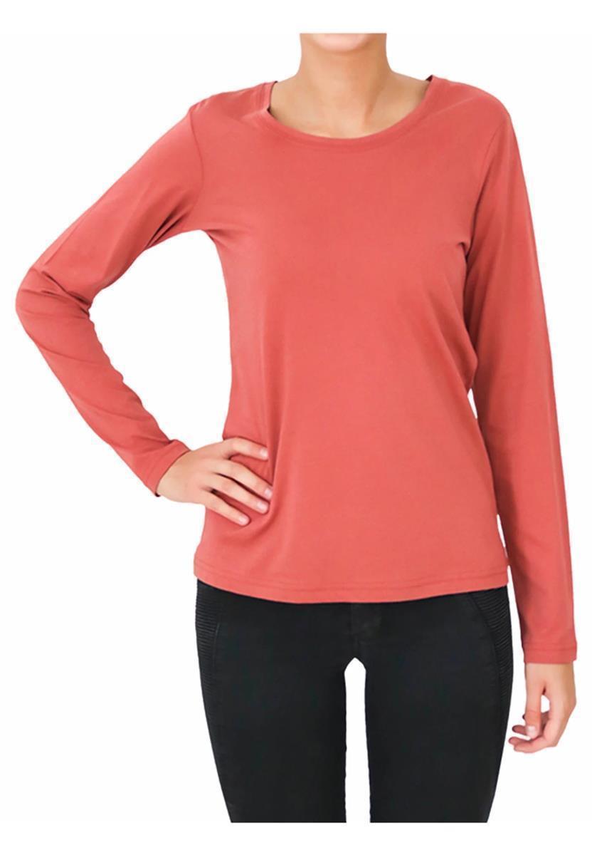 marlowe nature Damen Langarmshirt naturweiß M Bio-Baumwolle