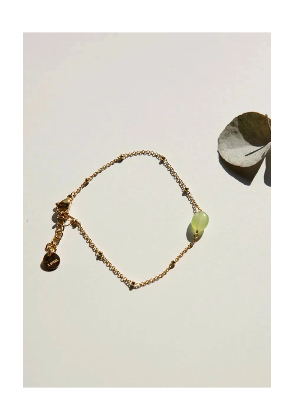 marlowe nature Bracelet Gold Armband Edelstahl Creme-lets celebrate